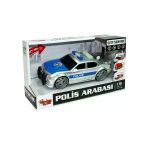 Yumurcak Toyz Wy620a-B 1:16 Sürtmeli Sesli Işıklı Polis Arabası Kız Erkek Çocuk Oyuncak Eğitici Oyuncaklar