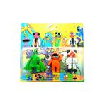 yumurcakstore Rainbow Aksiyon Figür Oyuncakları Friends 3'Lü Set