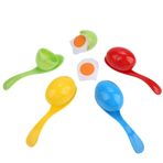 Yumurta Ve Kaşık Yarışı Oyunu Set Yumurta Dengesi Oyun Toys Bahçe Okulu Paskalya Aile Partisi Için Çocuk Spor Günü Kiti