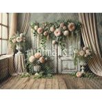 Yumuşak Çiçeklerle Dolu 200X150CM Arka Plan, Stüdyo Fonu