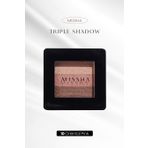 Yumuşak Dokulu, Dökülme Yapmayan 3 Renkli Göz Farı Triple Shadow (No.10 Oriental Pink)