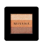 Yumuşak Dokulu, Dökülme Yapmayan 3 Renkli Göz Farı Triple Shadow (No.14 Dewy Apricot)