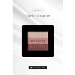 Yumuşak Dokulu, Dökülme Yapmayan 3 Renkli Göz Farı Triple Shadow No.6 (Marsala Red)