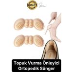 Yumuşak Kaymaz Ayakkabı Topuk Vurma Önleyici Pad 4 mm Konforlu Yara Yapmaz Rahat Spor Ped Sünger