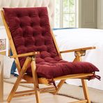 Yumuşak Kristal Kadife Sallanan Sandalye Minderi Kalın Tepeli Tezgah Pedi Veranda Dış Mekan Mobilyaları için Kırmızı 48x120 cm Ekstra Destek ve Rahatlama için Rahat Arka Sandalye Minderi