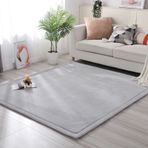 Yumuşak Mercan Kadife Çocuk Odası PlayMat Halı Yatak Odası için Kaymaz Zemin Halısı Oturma Odası Kanepe için Spor ve Emekleme Aktiviteleri için İdeal