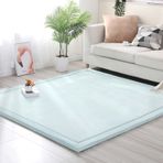 Yumuşak mercan kadife halı, kreş yatak odası, Playmat, kaymaz zemin halısı koltuk ve oturma odası için, spor ve emekleme aktiviteleri için ideal