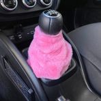 Yumuşak Peluş Vites Körüğü Vites Süsü Şeker Pembe
