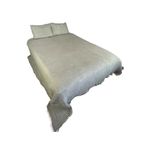 Yumuşak Türk Pamuğu Muslin Yatak Örtüsü, %100 Pamuk Muslin Battaniye, 4 Katlı Yatak Örtüsü, Ters Çevrilebilir Örtü, Yeşil (Tam/Kraliçe Boy 91x95 - (230x240cm))
