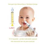 Yumuşak Uçlu Premium Manuel Burun Temizleyici Şırınga Açıcı Yeniden Kullanılabilir 10ml Kapasiteli