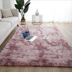 Yumuşak ve Kabarık Koyu Gri Uzun Tüylü Halı 100 x 160 cm Kaymaz Peluş Halı Oturma Odası Yatak Odası Çocuk Odası Koridor Dış Mekan Ev Dekoru için
