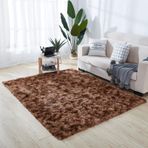 Yumuşak ve Kabarık Uzun Tüylü Halı Oturma Odası Yatak Odası için Kaymaz Modern Shaggy Halı Pembe 120 x 200 cm