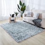 Yumuşak ve Kabarık Uzun Tüylü Halı Oturma Odası Yatak Odası Yemek Odası için Kaymaz Modern Halı Koridor Pembe 100 x 160 cm