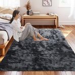 Yumuşak ve Rahat Shaggy Halı 78,72 cm x 180,3 cm Kaymaz Yıkanabilir ve Çocuk Odası için Pembe
