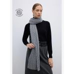 Yün Karışımlı Atkı Gri K2672008_004