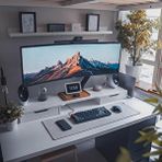 Yün Keçe Çalışma Masası Düzenleme Bilgisayar ve Oyuncu Mouse Pad Açık Gri 50x150 Cm