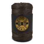 Yüncü Nihat 200 gr - 200 Mt - 2.5 Mm Acı Kahve (651) Polyester Makrome Ipi Çanta Ipi Supla Ipi Örgü Ipi