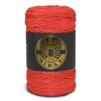 Yüncü Nihat 200 gr - 200 Mt - 2.5 Mm KIRMIZI (015) Polyester Makrome Ipi Çanta Ipi Supla Ipi Örgü Ipi