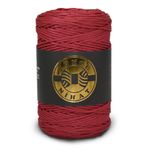 Yüncü Nihat 200 gr - 200 Mt - 2.5 Mm Polyester Makrome Ipi Bordo (014) Çanta Ipi Supla Ipi Örgü Ipi