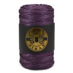 Yüncü Nihat 200 gr - 200 Mt - 2.5 Mm Polyester Makrome Ipi Mor (635) Çanta Ipi Supla Ipi Örgü Ipi