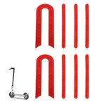 Yungeln 2 adet Scooter yedek parçası aksesuar reflektör çıkartma, ön ve arka tekerlek için, reflektörlü çıkartma Xiaomi 1S / M365 /Pro Scooter için