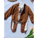 Yuniks Kids Erkek Çoçuk Eşofman - 01-Kahverengi - 4 Yaş