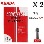 Yunjin Shop 29X1.9-2.3-AV Stili 2 Adet Kenda Bisiklet Iç Tüp .c Mtb Yol Bisikleti Lastiği Butil Kauçuk Bisiklet Tüpü Lastiği .c Presta Schrader (Yurt Dışından) - Renkli