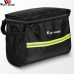 Yunjin Shop 4l Siyah Stil 4l Bisiklet Gidon Çantası Bisiklet Gidon Saklama Çantası Suya Dayanıklı Büyük Kapasiteli Bisiklet Ön Çerçeve Çantası Pannier Kılıfı Parçaları (Yurt Dışından)