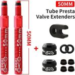 Yunjin Shop 50MM Kırmızı Çıkarılabilir Stil Muqzı Resta Valf Genişletici Bisiklet Kattığı Lastik Çıkarılabilir Valf Çekirdek Anahtarlı Iç Tüp Uzatma Valfi (Yurt Dışından)