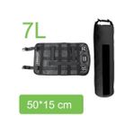Yunjin Shop 7l Siyah Stil Bisiklet Bisiklet Çantası 2 In 1 Su Geçirmez Büyük Kapasiteli 3llllll Mtb Yol Gidon Ön Çanta Kılıfı Pannier Bisiklet Aksesuarları (Yurt Dışından)