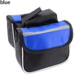 Yunjin Shop A-Mavi Tarzı 1 Adet Oxford Bez Bisiklet Çantaları Güvenlik Yansıtıcı Şerit Bisiklet Gidon Fermuarlı Çanta Bisiklet Ön Tüp Pannier Raf Sepeti Aksesuarı (Yurt Dışından)