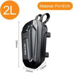 Yunjin Shop B Tarzı Su Geçirmez Elektrikli Scooter Ön Çanta Xiaomi Mooter Aksesuarları Için Scooter Depolama Fermuarlı Çantalar Gidon Asılı Çanta (Yurt Dışından)