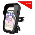 Yunjin Shop Gidon Siyah Tarzı Su Geçirmez Bisiklet Motosiklet Telefon Destek Kılıfı Çanta Telefon Gidon Dikiz Aynası Tutacağı iPhone Pro Için (Yurt Dışından)