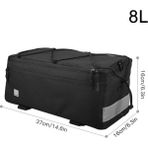 Yunjin Shop H-8l Stili Sahoo 10LL Büyük Kapasiteli Su Geçirmez Bisiklet Bagaj Çantası Bisiklet Arka Raf Çantası Bisiklet Pannier Çantası Seyahat Çantası (Yurt Dışından)