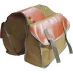 Yunjin Shop Haki Stili Tuval Bisiklet Arka Raf Taşıyıcı Bagaj Çantaları Dağ Bisikleti Kuyruk Koltuk Pannier Paketi Mtb Çanta Paketi Bisiklet Aksesuarları (Yurt Dışından)