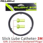 Yunjin Shop Kaygan Lube Kateter Stili Rısk 3m Bisiklet Freni Kaygan Yağlama Hattı Toz Tapası Mtb Yol Bisikleti Vites Değiştirme Kablosu Kateter Yağ Tüpü Boru Muhafazası Iç Hat Madeni (Yurt Dışından) - Renkli - 1