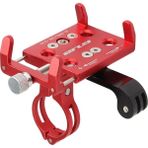 Yunjin Shop Kırmızı Stil Gub G-89 Telefon Montaj Bisiklet Kök Akıllı Cep Telefonu Braketi Takmak Kamera Far LED Torch Tutucu Mtb Telefon Braketi (Yurt Dışından)