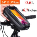 Yunjin Shop M01 Stili Yeni Bisiklet Telefon Tutucu Çanta Kılıf 6.9in Cep Telefonu Su Geçirmez Bisiklet Bisiklet Dağı Standı Çanta Gidon Mtb Bisiklet Aksesuarları (Yurt Dışından)
