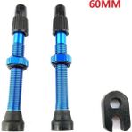 Yunjin Shop Mavi 60MM Tarzı Et Bisiklet mm Uyumlu Yol Için Valf Mtb Bisiklet Tubeless Lastikler Pirinç Çekirdek Alaşım Kök Tubeless Mastik (Yurt Dışından)