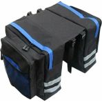 Yunjin Shop Mavi Stil Bisiklet Büyük Kapasiteli Çift Taraflı Arka Raf Kuyruk Koltuk Pannier Paketi Bagaj Dağ Bisikleti Yol Bisikleti Için Yansıtıcı Şeritli (Yurt Dışından)