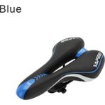 Yunjin Shop Mavi Stil Ya Bisiklet Eyer Yumuşak Şok Emici Hollow Mtb Bisiklet Minderi Yol Bisiklet Süngeri Rahat Bisiklet Koltuğu Bisiklet Parçası (Yurt Dışından) - Renkli - 1