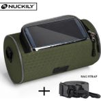 Yunjin Shop Ordu Yeşili Tarzı Boyut 22X12CM Nuckıly Ön Tüp Moda Bisiklet Çantası Su Geçirmez Bisiklet Çantaları Bisiklet Ön Çerçeve Pannier Gidon Sepet Paketi Bisiklet Aksesuarları (Yurt Dışından)