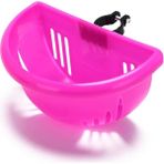 Yunjin Shop Pembe Stil 6 Renk Bisiklet Sepeti Çocuk Bisikleti Plastik Asılı Ön Gidon Taşıyıcı Eyer Çantası (Yurt Dışından)