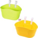 Yunjin Shop Sarı Stil Bisiklet Sepeti Çocuk Bisikleti Ön Gidon Taşıyıcı Scooter Eyer Çantası Plastik (Yurt Dışından)