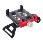 Yunjin Shop Siyah Kırmızı Stil Gub Telefon Montaj Bisiklet Kök Akıllı Cep Telefonu Braketi Kurulum Kamera Far LED Torch Tutucu Alaşım Eloksal Destek (Yurt Dışından)