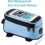Yunjin Shop Su Geçirmez Tarzı Değil 7. Dokunmatik Ekran Telefon Kılıfı Çanta Bisiklet Bisiklet Ön Üst Tüp Çanta Su Geçirmez Bisiklet Mtb Çerçeve Gidon Çantası Için Telefon Montajı (Yurt Dışından)