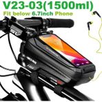 Yunjin Shop V23-03 Stili Diğer Wıld Man Bisiklet Çantası Telefon Tutucu Kılıf Su Geçirmez Dağ Yolu Çerçeve Ön Üst Tüp Bisiklet Çantası Gidon Mtb Bisiklet Aksesuarları (Yurt Dışından)