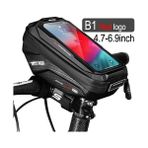 Yunjin Shop X1 Kırmızı Logo Stili Vahşi Adam Bisiklet Kafa Tüp Bisiklet Bisiklet Gidon Cep Cep Telefonu Çanta Kılıf Tutucu Ekran Telefon Montaj Çanta Kılıf Için 6.9in (Yurt Dışından)