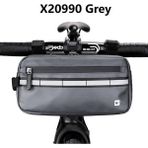 Yunjin Shop X20990 Gri stil Rhinowalk Yeni Bisiklet Gidon Çantası Büyük Kapasiteli Bisiklet Ön Tüp Çanta Çok Fonksiyonlu Ön Çerçeve Sürme Alet Paketi Bisiklet Çantası (Yurt Dışından)