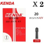Yunjin Shop Yunjin Shop 20X1.5-1.75-AV Stili 2 Adet Kenda Bisiklet Iç Tüp .c Mtb Yol Bisikleti Lastiği Butil Kauçuk Bisiklet Tüpü Lastiği .c Presta Schrader (Yurt Dışından) - Renkli